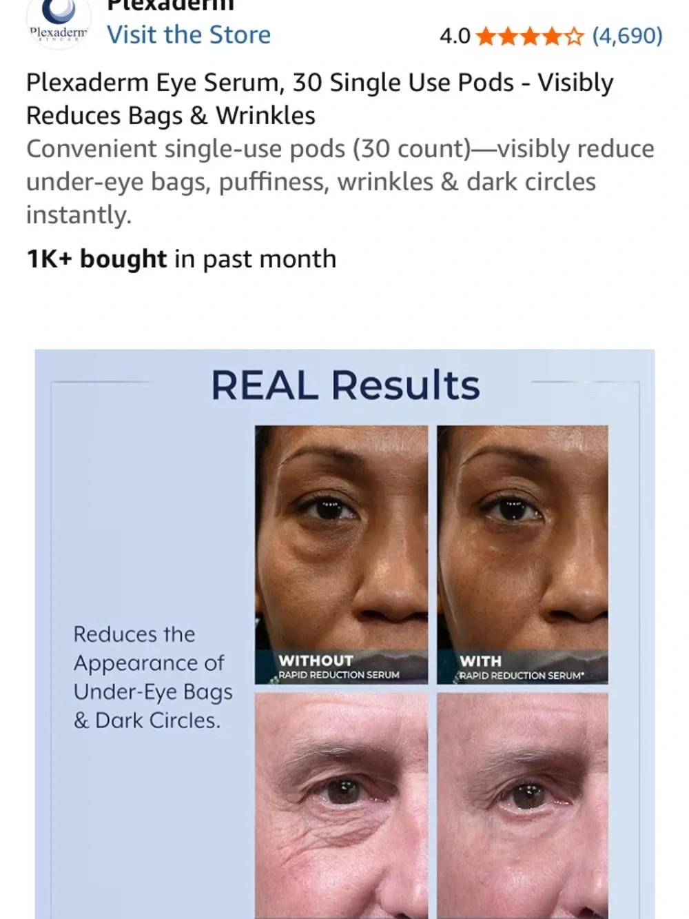 Rapid Reduction Eye Serum Pods – White & Light Blue